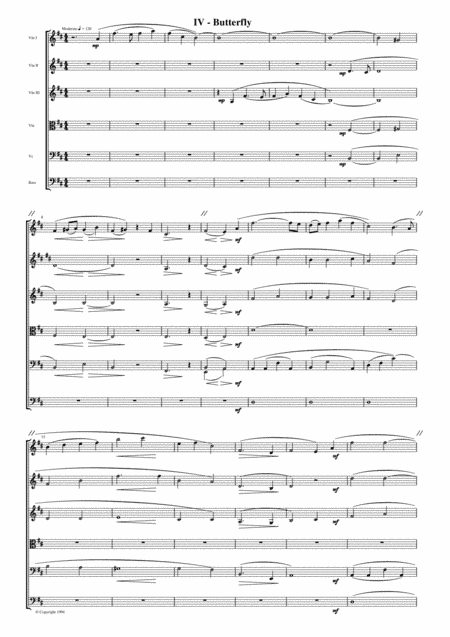 Metamorphosis of a Blue-Eyed Sailor, Op 7, 4th Movement, Butterfly