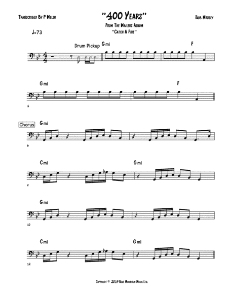 400 Years (arr. Accubass)
