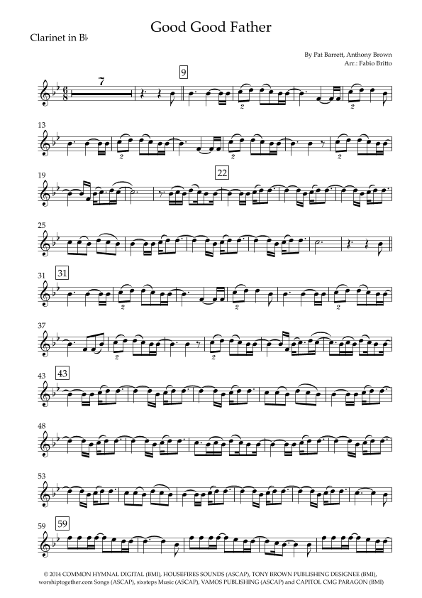Good Good Father (arr. Fabio Britto)