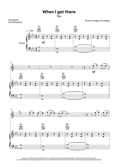 When I Get There (arr. Samuel Sequeira)