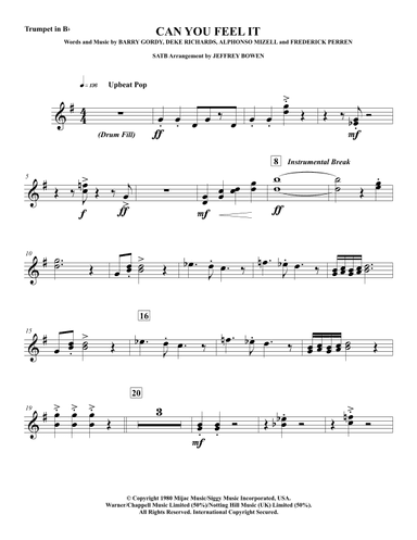 Can You Feel It (arr. Jeffrey Bowen)