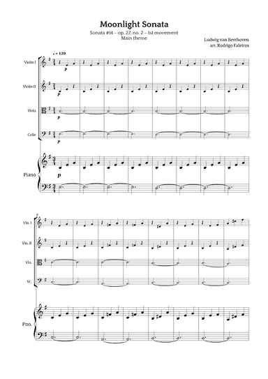 Moonlight Sonata (arr. Rodrigo Faleiros)