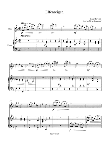 Elfenreigen (arr. theupperstaff.com)