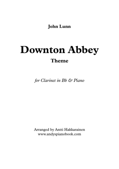 Downton Abbey (theme) (arr. Antti Hakkarainen)