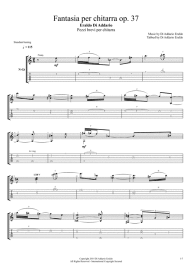 Fantasia per chitarra op. 37