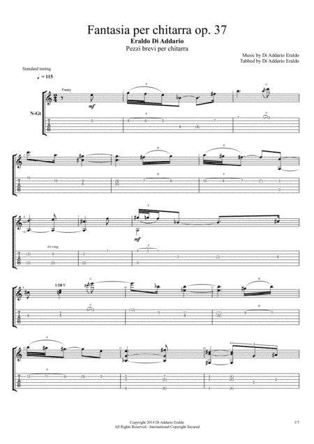 Fantasia per chitarra op. 37