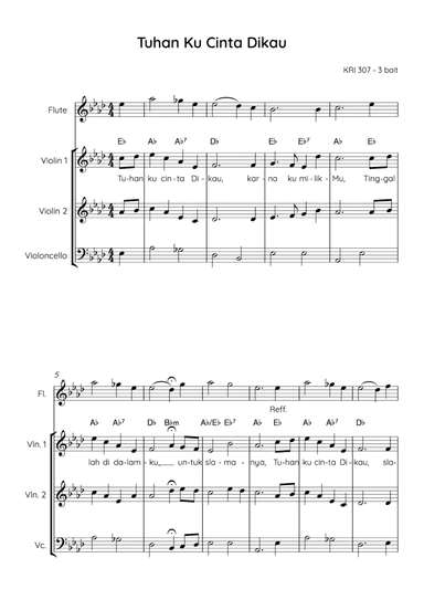 Tuhan 'Ku Cinta Dikau / Lord, I Love Thee (arr. Angie Wiranata)