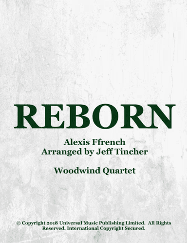 Reborn (arr. Jeff Tincher)
