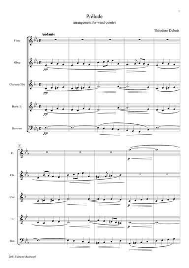 Prelude (arr. Edition Maulwurf)