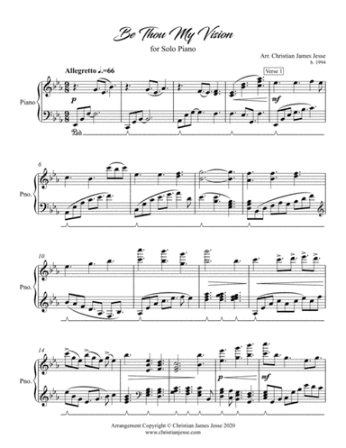 Be Thou My Vision (arr. Christian James Jesse)