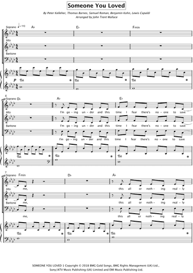 Someone You Loved (arr. John Trent Wallace)