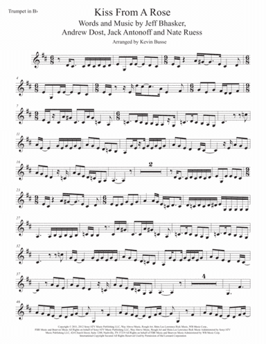 Kiss From A Rose (arr. Kevin Busse)
