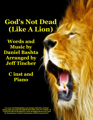 Like A Lion (God's Not Dead) (arr. Jeff Tincher)
