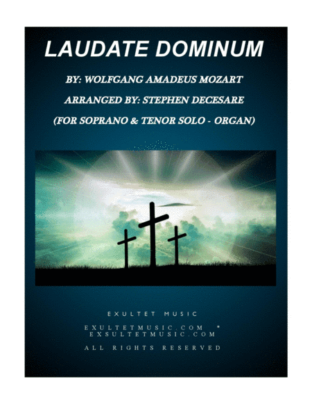 Laudate Dominum (Duet for Soprano & Tenor Solo - Organ Accompaniment) (arr. Stephen DeCesare)