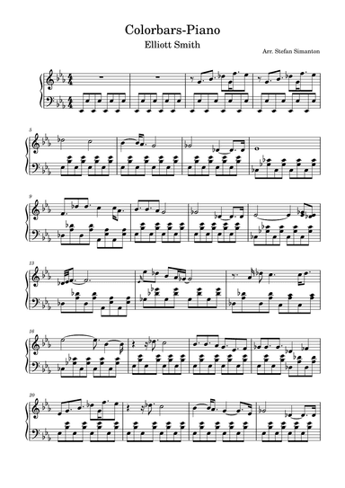 Color Bars (arr. Stefan Simanton)