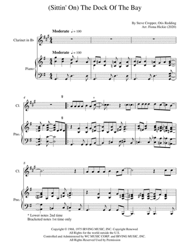 (sittin' On) The Dock Of The Bay (arr. Fiona Hickie)