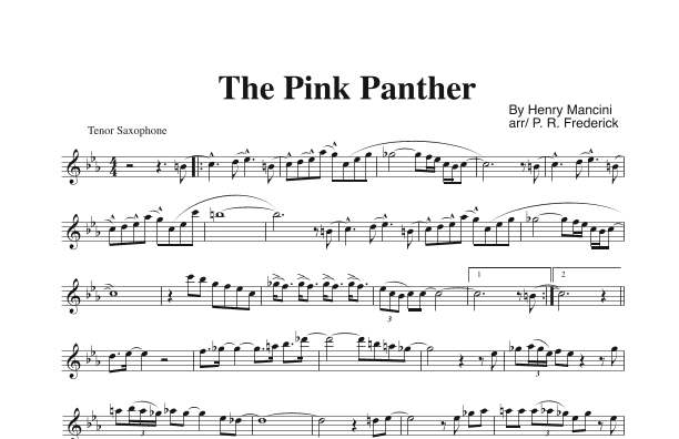 The Pink Panther (arr. P. R. Frederick)