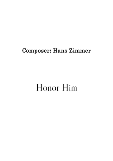 Honor Him (arr. Stenio Caixeta)