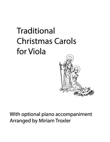 Traditional Christmas Carols for Viola (arr. Miriam Troxler)