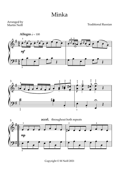 Minka (arr. Martin Neill)