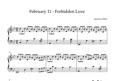 February 11 - Forbidden Love