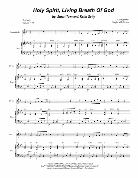 Holy Spirit, Living Breath Of God (arr. Stephen DeCesare)