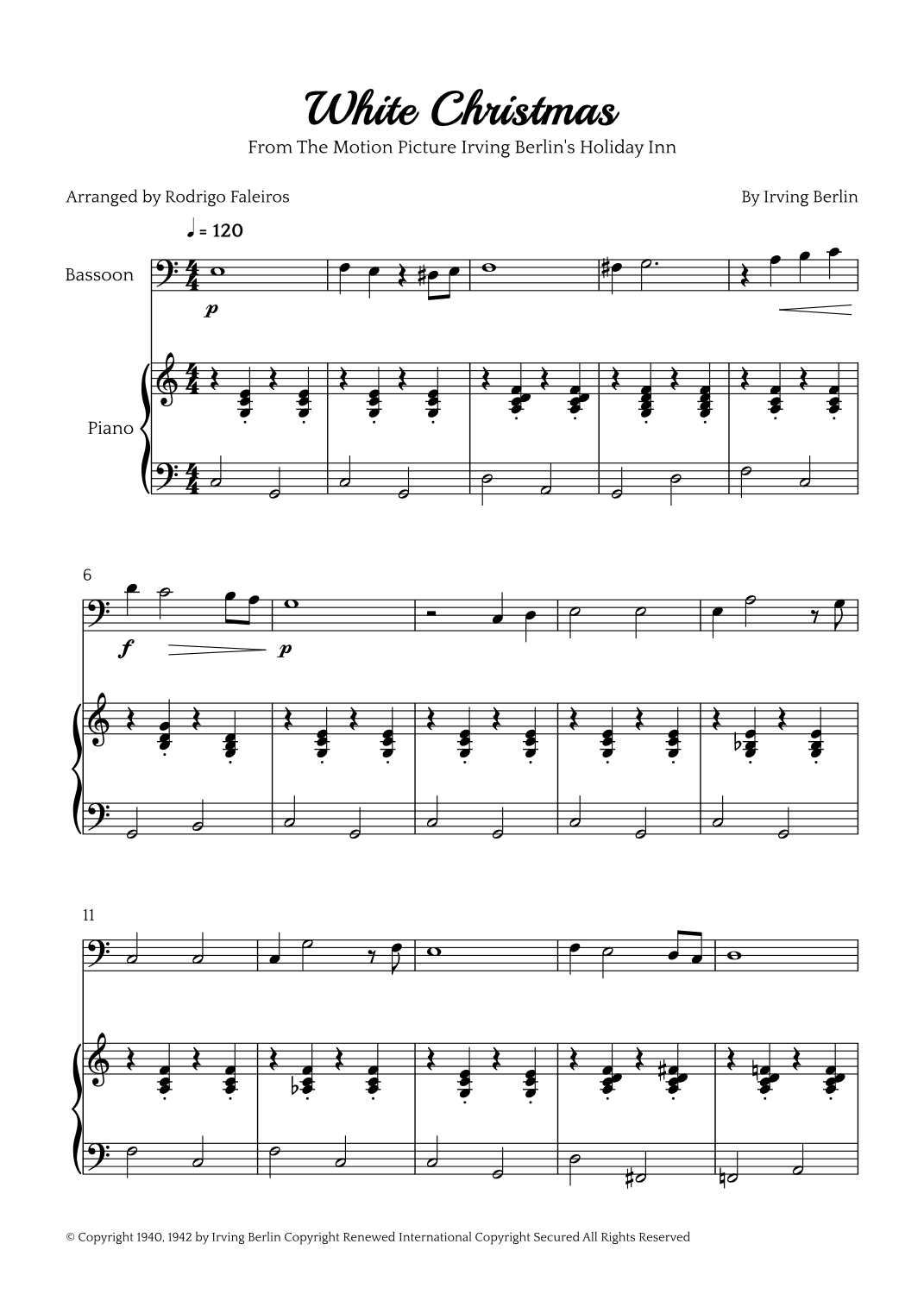 White Christmas (arr. Rodrigo Faleiros)