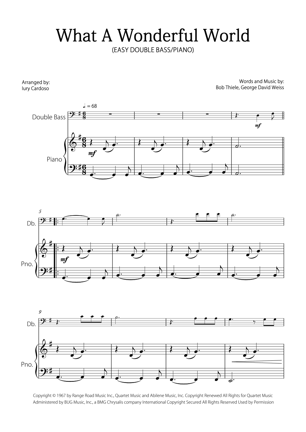 What A Wonderful World (arr. Iury Cardoso)