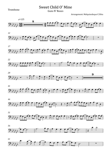 Sweet Child O' Mine (arr. Melquisedeque C.Silva)
