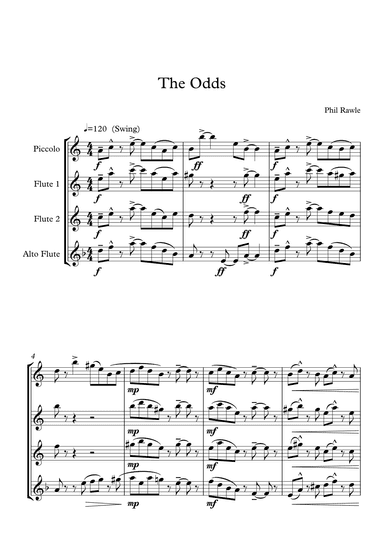 The Odds - Flute Quartet