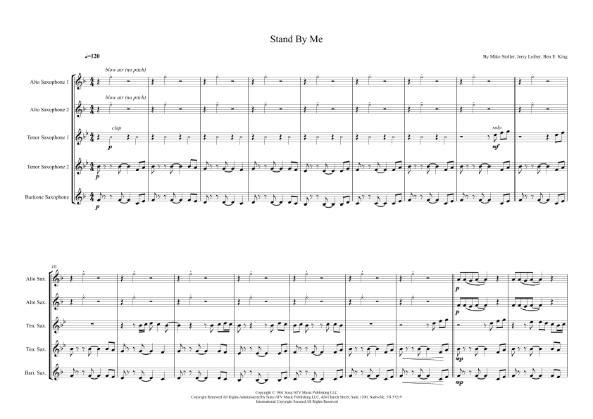 Stand By Me (arr. Carl Raven)