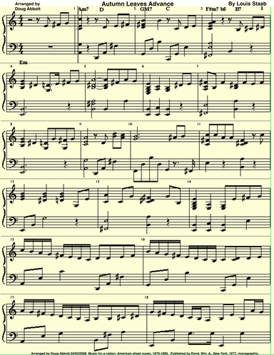 Autumn Leaves Advance (arr. Doug Abbott)