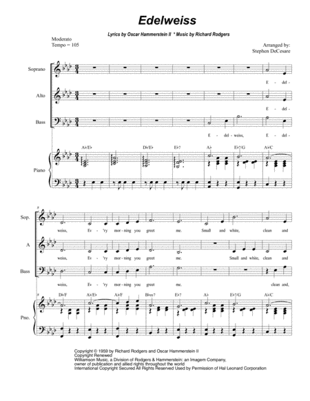 Edelweiss (arr. Stephen DeCesare)