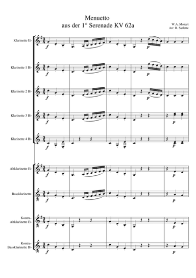 Menuetto (arr. R. Sarlette)