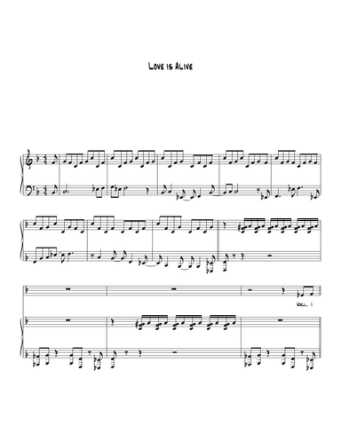 Love Is Alive (arr. Biegler)