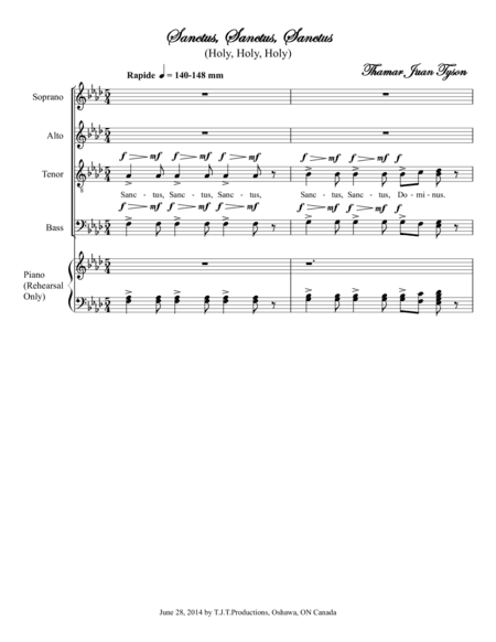 Sanctus, Sanctus, Sanctus (Holy, Holy, Holy)