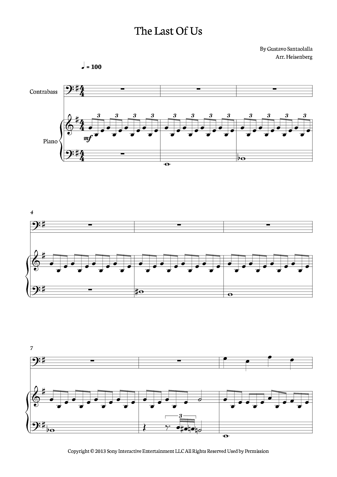 The Last Of Us (arr. Heisenberg)