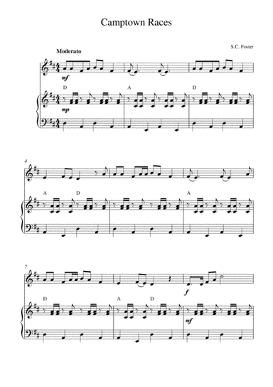 Camptown Races (arr. Kaiserin Rebecca)