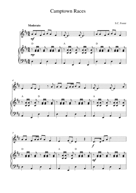 Camptown Races (arr. Kaiserin Rebecca)