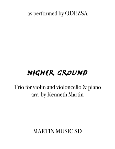 Higher Ground (arr. Kenneth Martin)
