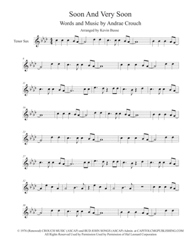 Soon And Very Soon (arr. Kevin Busse)