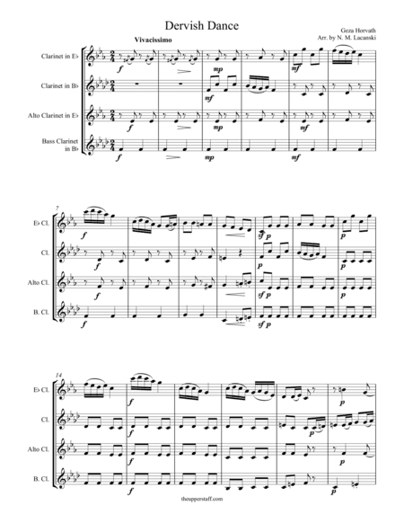 Dervish Dance (arr. Nick Lacanski)