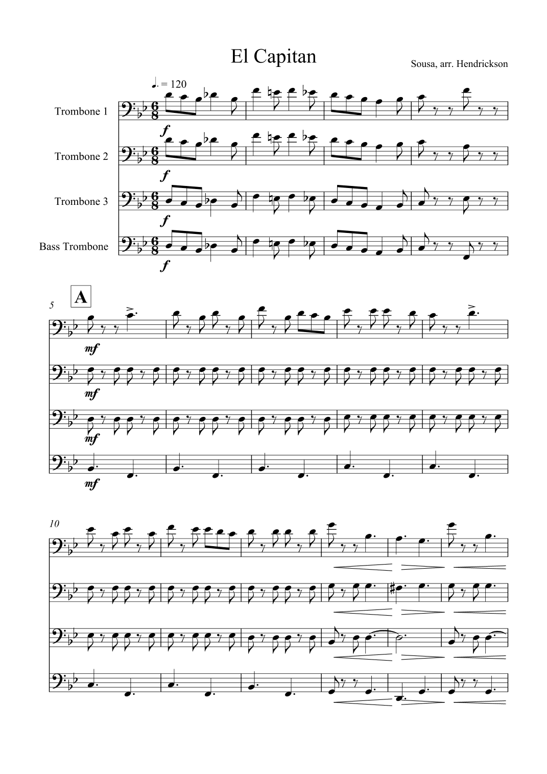 El Capitan (arr. Rob Hendrickson)