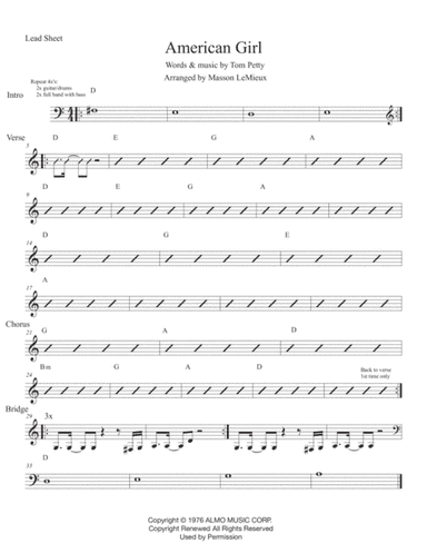 American Girl (arr. Masson LeMieux)