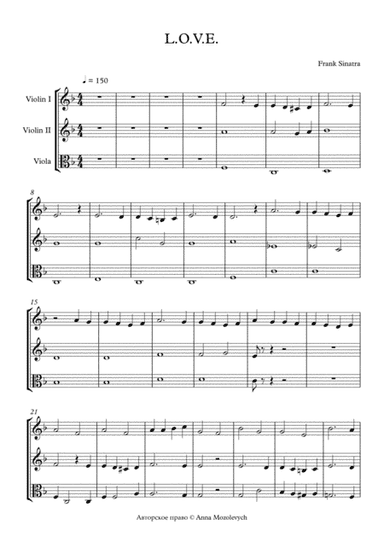 L.o.v.e. (arr. Anet Mozolevych)
