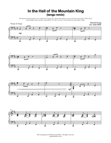 In the Hall of the Mountain King (tango remix) (arr. Anne Britt)