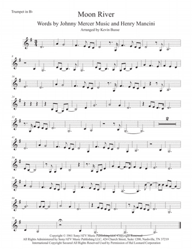 Moon River (arr. Kevin Busse)