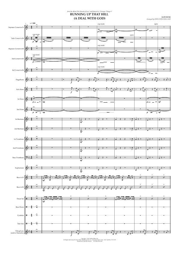 Running Up That Hill (arr. John Ivor Holland)