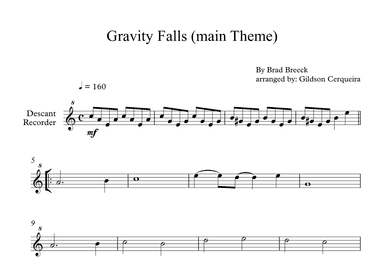 Gravity Falls (main Theme) (arr. Gildson Cerqueira)