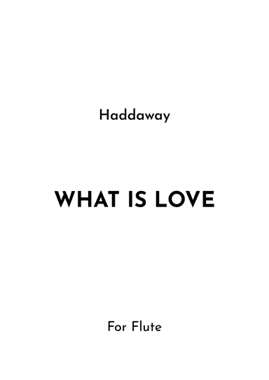 What Is Love (arr. Jireh J.)